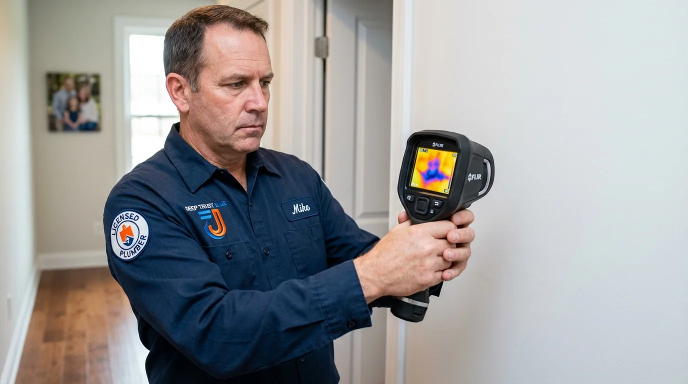 Thermal imaging leak detection by Johns Plumbing LLC in Sun City West